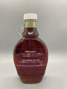 cinnamon infused vermont maple syrup. organic vermont maple syrup. best vermont maple syrup. best maple syrup. 