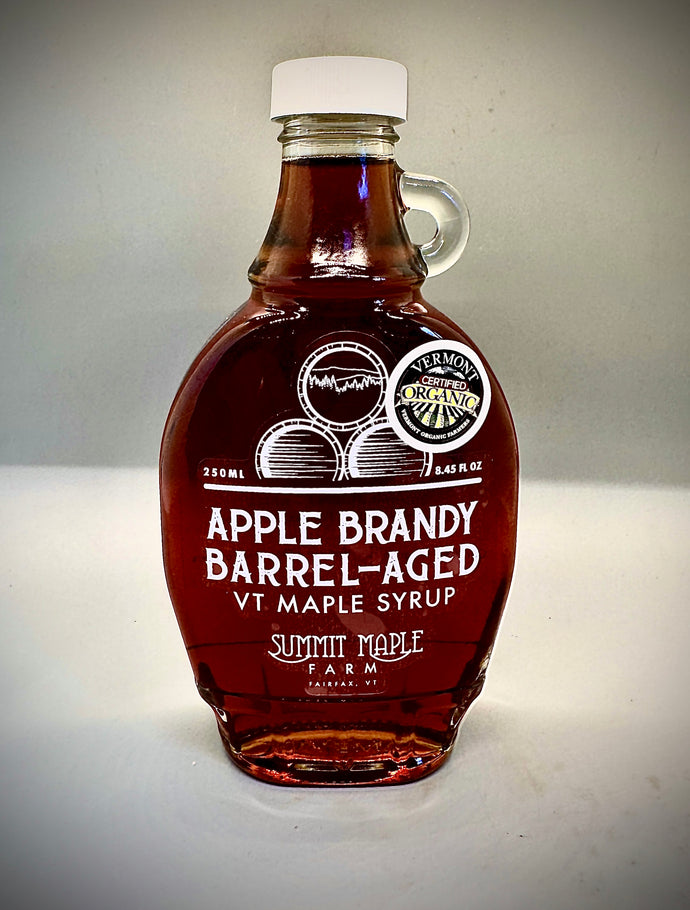 Apple Brandy Barrel Aged Organic Vermont Maple Syrup