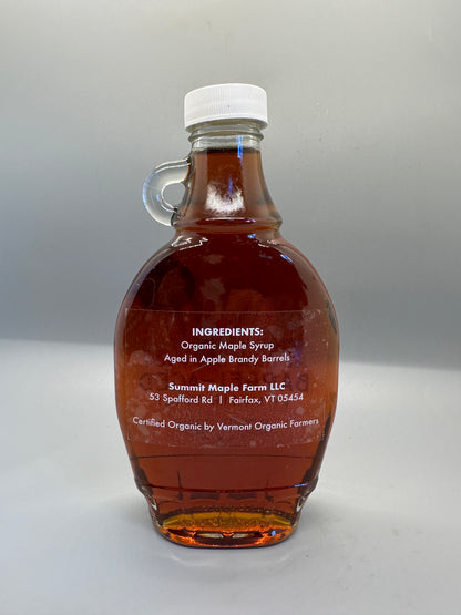 Apple Brandy Barrel Aged Organic Vermont Maple Syrup