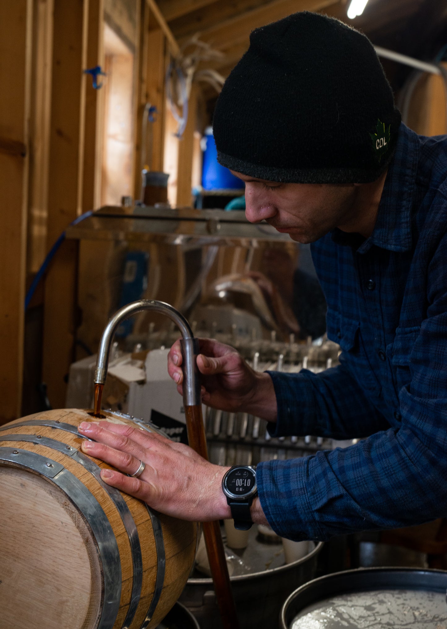 Apple Brandy Barrel Aged Organic Vermont Maple Syrup