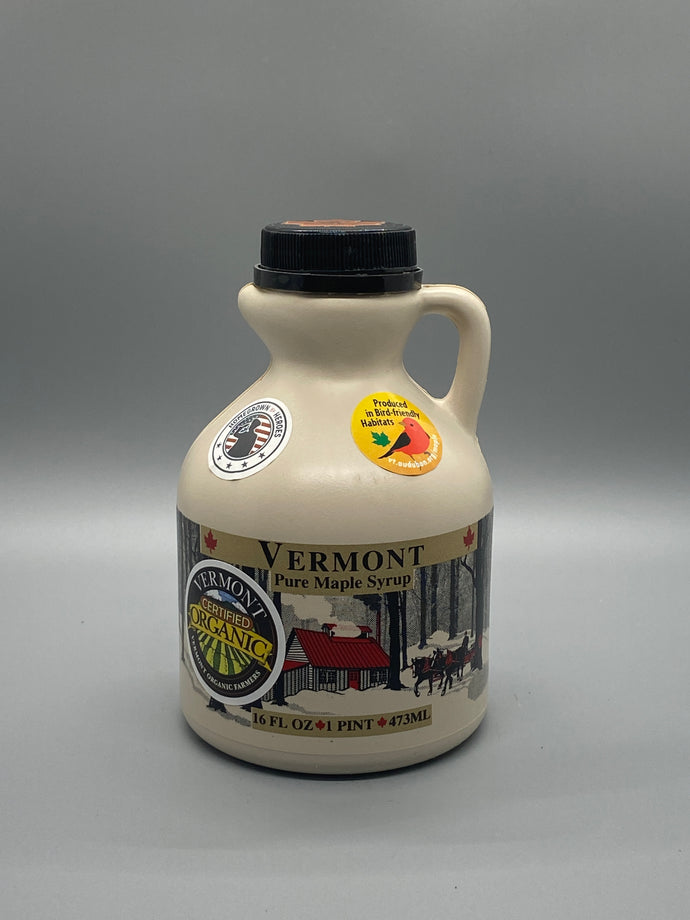 Very Dark Color- Organic Vermont Maple Syrup Grade A Very Dark plastic jug