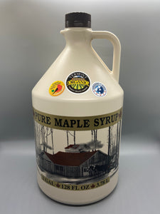 Organic Vermont Maple Syrup - wood fired - sustainably produced - veteran owned - grade b - dark syrup - 1/2 gallon quart pint half pint best vermont  maple syrup best maple syrup online vermont maple syrup for sale real vermont maple syrup